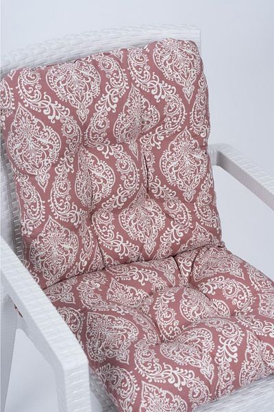 ALTINPAMUK Neva Pofidik Damaks Pudra Perna pentru scaun cu spatar cu siret cusut special, 44x88 cm