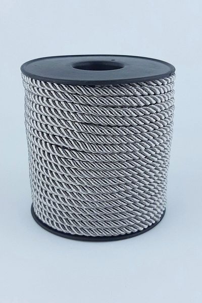 Hobigram Σχοινί κορδόνι χρώματος πέτρας 3 mm 10 μέτρα – Σχοινί πλεξίματος, κομψό σχέδιο, γυναικείο αξεσουάρ – Σχοινί πλεξίματος – Σχοινί πλεξίματος