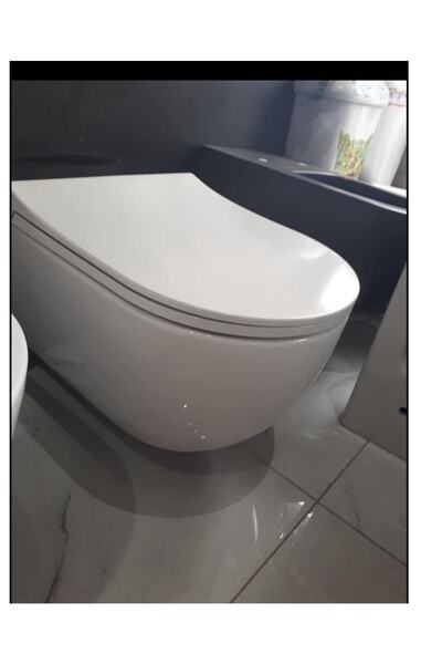 ALVİT Nkp- Genova Gömme Rezervuar Asma Klozet Seti 5 Parça Tam Set