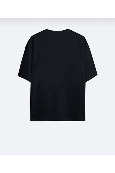 Josette Μπλουζάκι Unisex Black Gumball And Darvin Printed Crew Neck Oversize