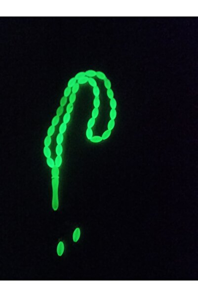 Şıkbay مسبحة صلاة فسفورية متوهجة ليلاً على شكل عين القطة، مسبحة متوهجة في الظلام