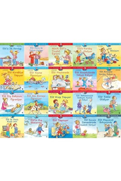 TÜRKİYE İŞ BANKASI KÜLTÜR YAYINLARI Elif Serisi Ilk Okuma Kitaplarım 20 Kitap...