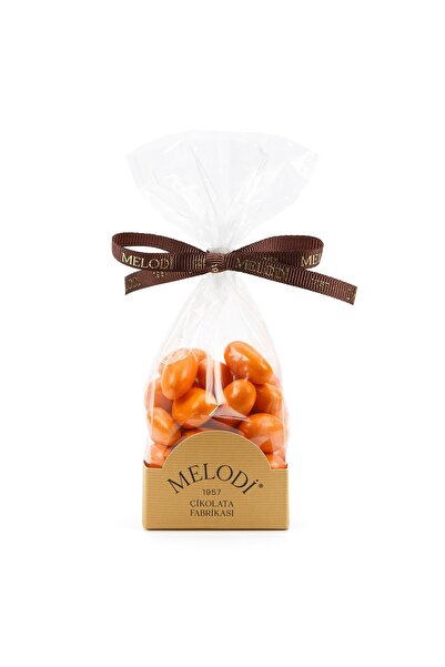 Melodi Çikolata Turuncu Renkli Badem Şekeri 150g - Ikramlık Çikolata