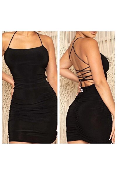 LAST POINT LİFE Sırt Dekolte Mini Elbise