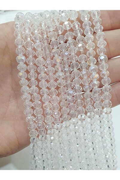 CRYSTALSHOP حبات كريستال 6 ملم (10 سلاسل)