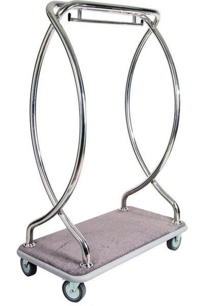 Arı Metal 7502 Valiz Taşıma Arabası Krom