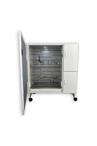 İstanbul Kafes Model Sultan Mslt02y-50t - Pvc Kuş Dolabı - Sultan Papağanı (MONTAJLI KURULU GÖNDERİM)