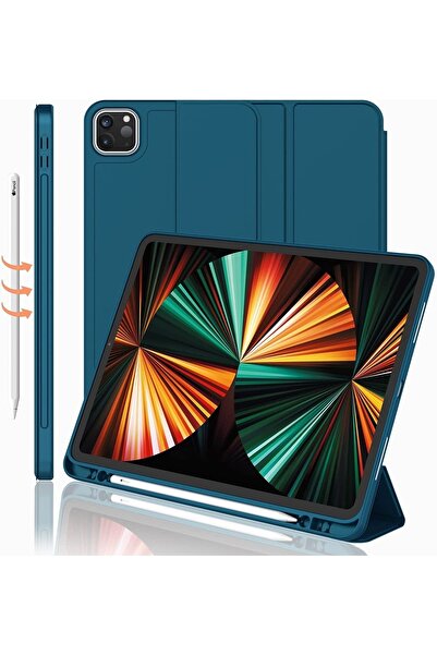 UnDePlus Apple Ipad Pro 11 2. Nesil 2020 Kılıf Kalem Bölmeli Smart Case A2228 A2068 A2230 A2231