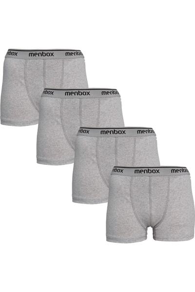 Ekonomik 4'lü Likralı Klasik Erkek Boxer