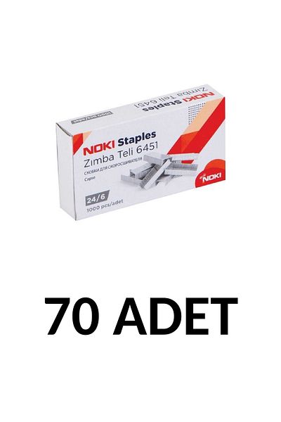 Noki 70 Pieces of Staples No:24/6 (cu) 1000 Liters