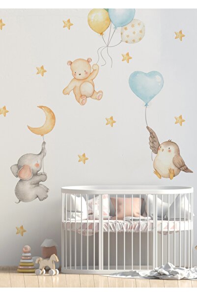 WALLHUMAN Милі бульбашки Настінні наклейки для дитячої кімнати