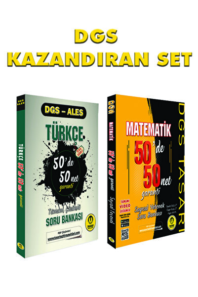 Tasarı Yayıncılık Dgs 50de 50 Kazandıran Set