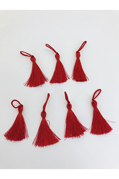 Bontex Kırmızı Püskül 4 Cm 10 Adet – Dekoratif Şerit