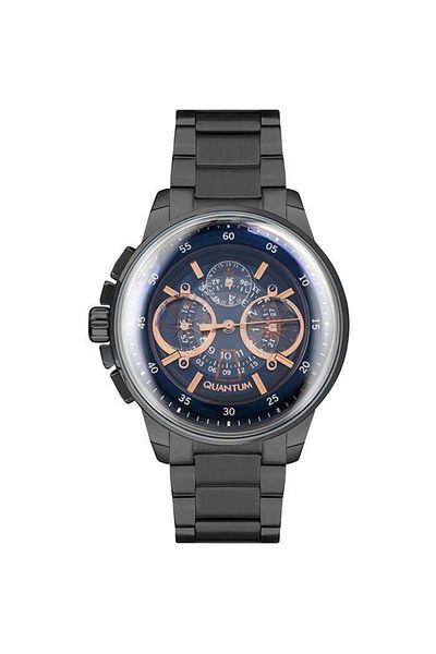 Quantum Pwg911.090 45 Mm Black Men's Wristwatch