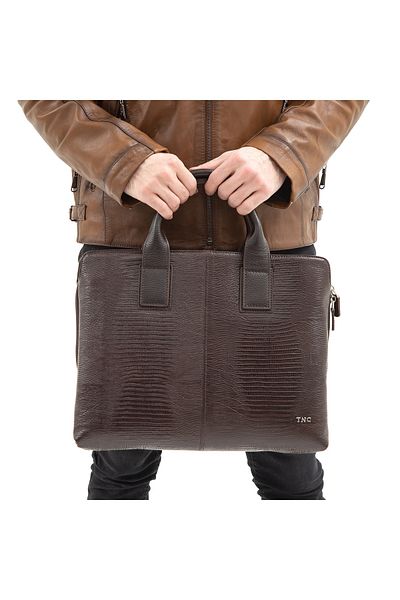 Tamer Tanca Men's Leather Briefcase Bag 898 913 Erk Canta Sk22/23