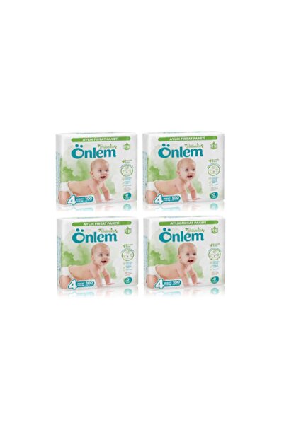 ÖNLEM Botanika Bebek Bezi 4 Numara Maxi Aylık Fırsat Paketi 4 X 100 Adet