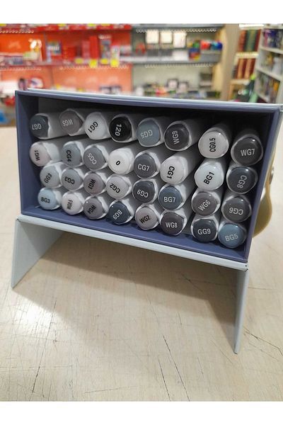 ARRTX Double Ended Marker Gray Tones Colors Set of 32 in Special Box