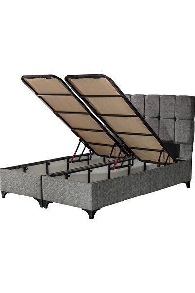 HAMMAK Tek/ Çift Kişilik Cube Baza + Başlık
