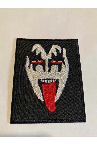 StüdyoÜmitTişört Kiss-Paul Stanley Patch-peak، مزيج، رقعة جينز