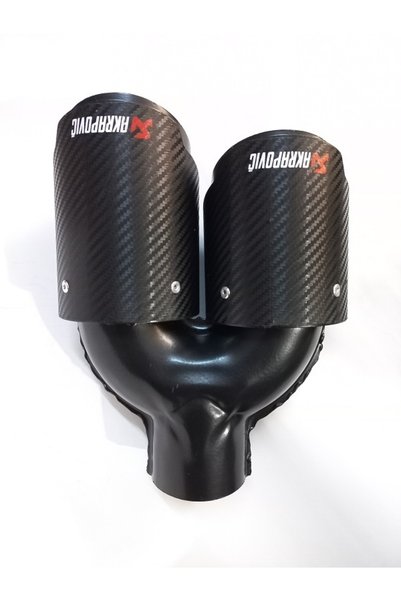 EGZOZCUM | Akrapovic Stil 90 Mm Sol Tekli Karbon Egzoz Ucu