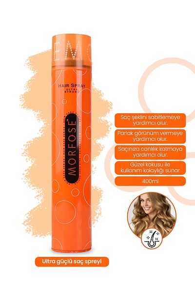 Morfose Ultra Strong Hairspray 400 ml 2 Pieces - Strong Hold