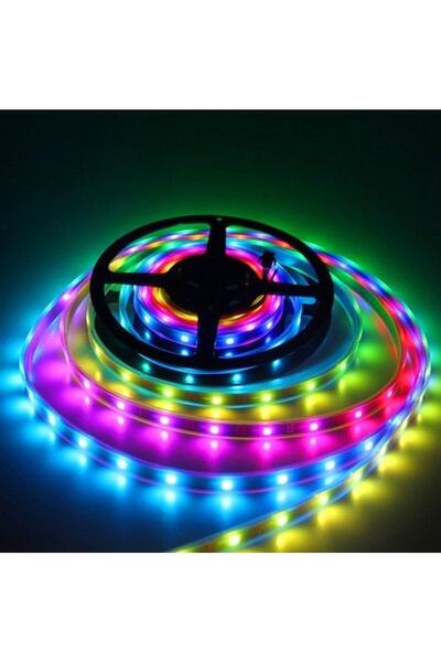 Hazar Led 5v Adreslenebilir Ws2812b Argb Pixel Şerit M:60 Led 1m Magic Led