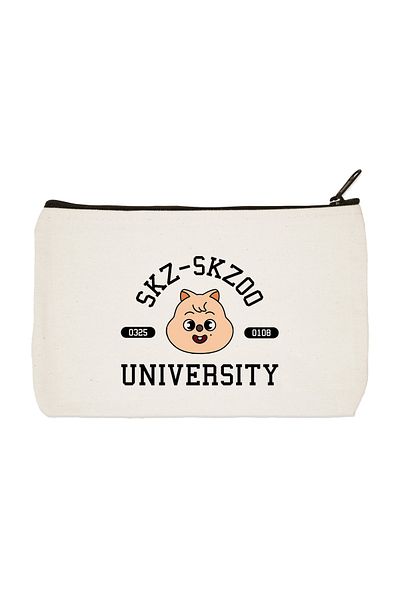 designedfy Clutch Stray Kids Han Printed υφασμάτινη τσάντα μακιγιάζ Τσάντα χειρός μολυβοθήκη