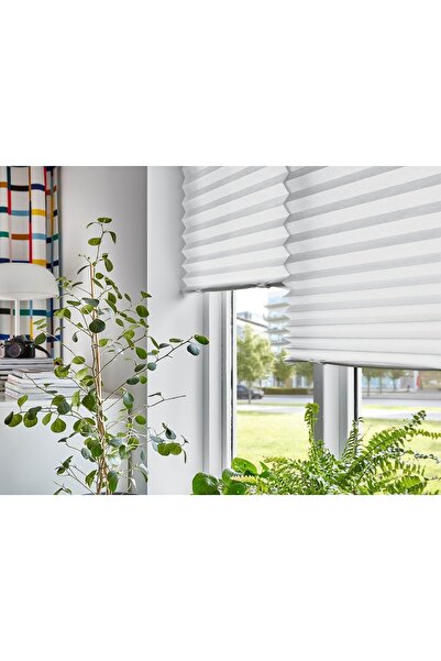 BARBUN Ikea Schottis Store Perde - 90x190 Cm - Beyaz