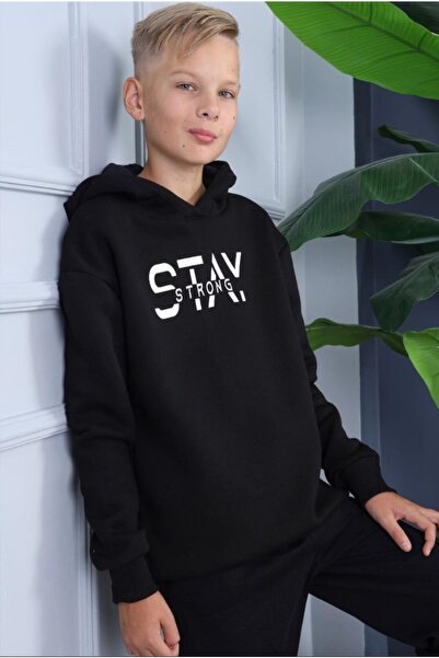 MonCherry Αγόρι Χειμερινό, Βαμβακερό, Χοντρό, Σημαντικό, Κουκούλα Στιβαρό Φούτερ