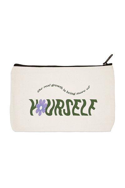 designedfy Clutch Yourself Printed υφασμάτινη τσάντα μακιγιάζ, θήκη για στυλό, τσάντα