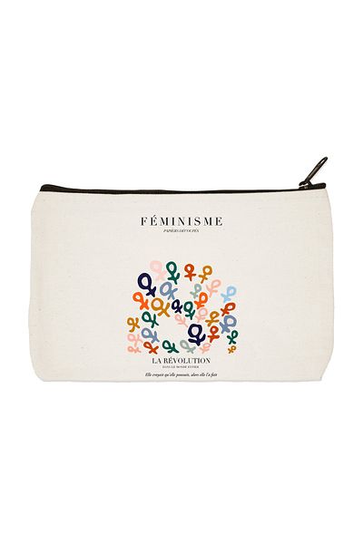 designedfy Printed Cloth Makeup Bag
