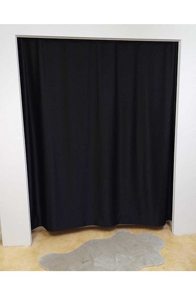 Taç Black Blackout Lightproof Blackout Curtain