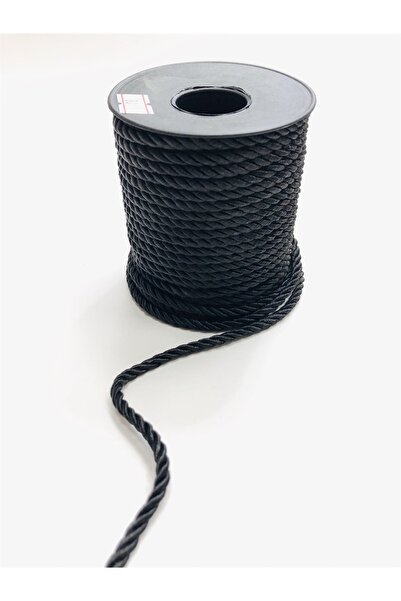 FdayAksesuar Halat Ip Kordon Ip Siyah Renk Halat Ip Ölçü 0,6 Mm 1 Metre – Örgü Ipi