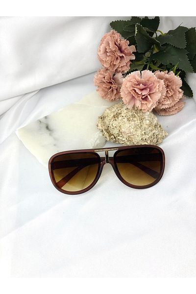 Di Caprio Taraz Drop Brown Men's Sunglasses