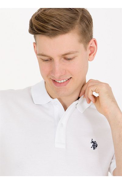 U.S. Polo Assn. Πόλο μπλουζάκι, Xs, Λευκό
