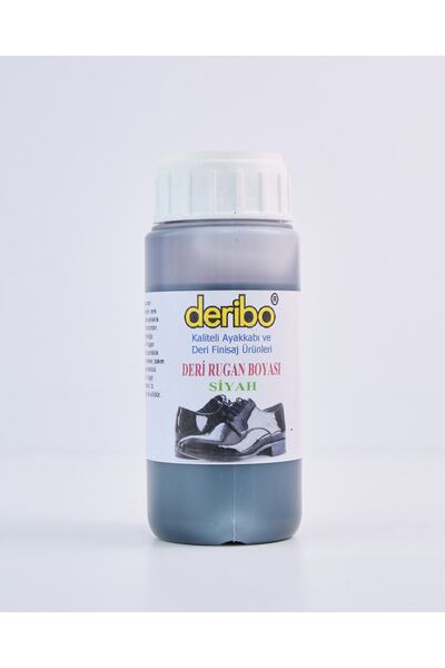 deribo Deri Rugan Boyası Siyah. Sünger Hediyeli.
