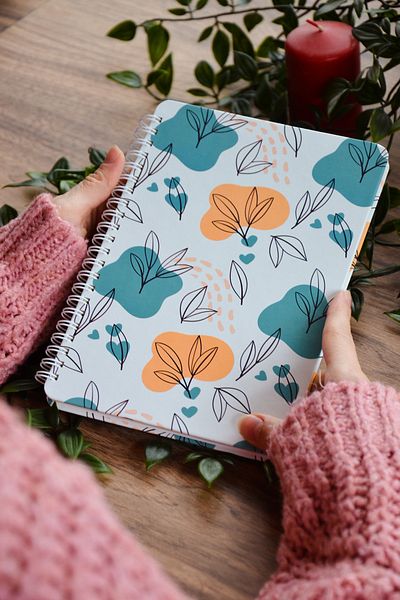 CoNotes Hard Cover Spiral Checked Notebook