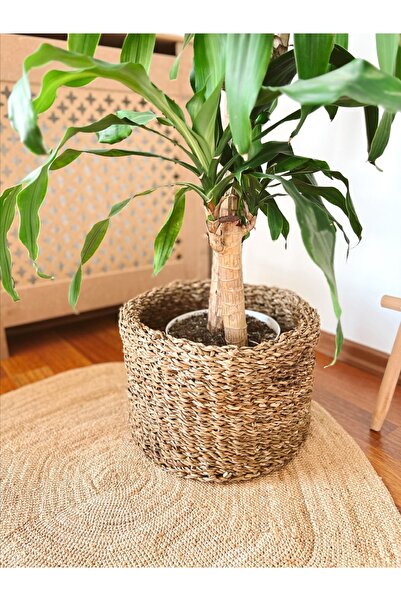 KaiHome Hasır Çok Amaçlı 32x25cm Sepet/saksılık/düzenleyici