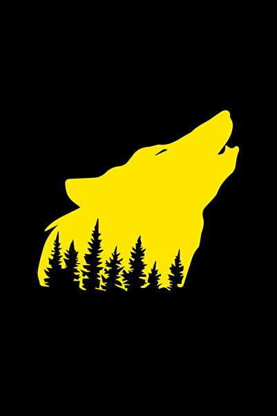 MegaSticker عواء الذئب سيارة، دراجة نارية، خوذة، كمبيوتر محمول، ملصق زجاجي 13...