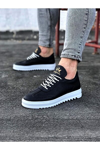 WG Fashion Mp022 Bt Lace-Up Orthopedic High/Hick Sole Ανδρικό Casual Sneaker ...