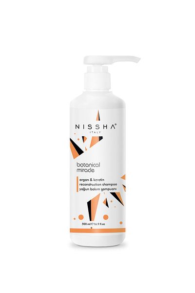Nissha Nıssha Italy Repair Shampoo with Argan & Keratin for Damaged and Embroidered Hair