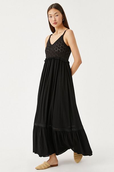 Koton Women's Black Dress 2SAK80300EK