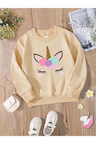 Machetta Παιδικό φούτερ με μοτίβο Unicorn Oversize - Unicorn Printed