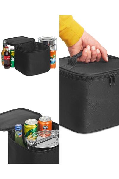 BYENS Τσάντα Thermos 8 λίτρων - Θερμική για τη μεταφορά τροφίμων, τη διατροφή και το πικνίκ για να διατηρείται ζεστό και κρύο