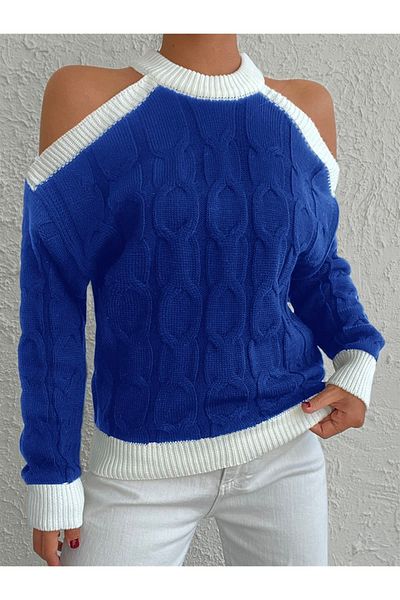 AQE FASHION Gâtul rotund Gâtul rotund Umăr Decoltat Culoare Detaliat Păr scurt tăiat împletit Potrivire confortabilă Textură flexibilă