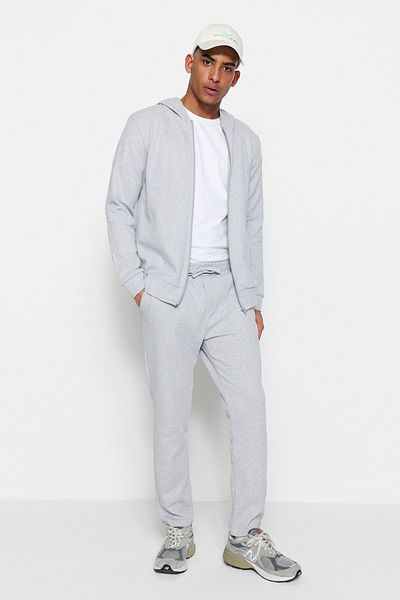 Trendyol Collection Trainingsanzug - Grau - Regular Fit