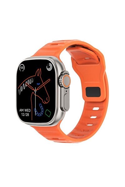 MOONSHOP Watch 8 Dt 8 Ultra Smart Watch 49 mm Uyumlu 2.0 Inç Tam Ekran Akıllı...