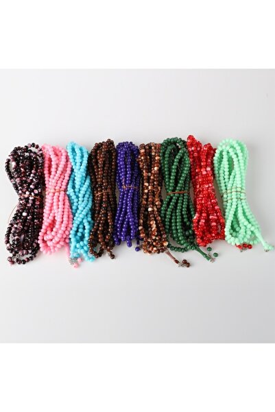 İslam Yayın Hediyelik 500 Lük Polyester Namaz Tesbihleri 3 Adet