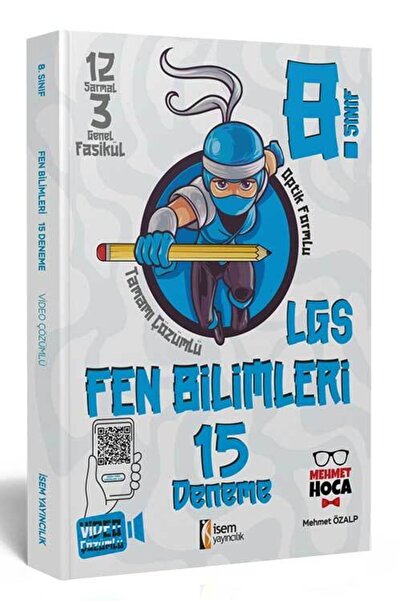 İsem Yayınları Isem Fen Bilimleri 15 Branş Deneme 8.sınıf 2023