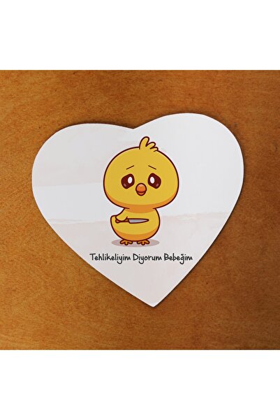 fotoev Tehlikeliyim Diyorum Bebeği Desenli Mouse Pad